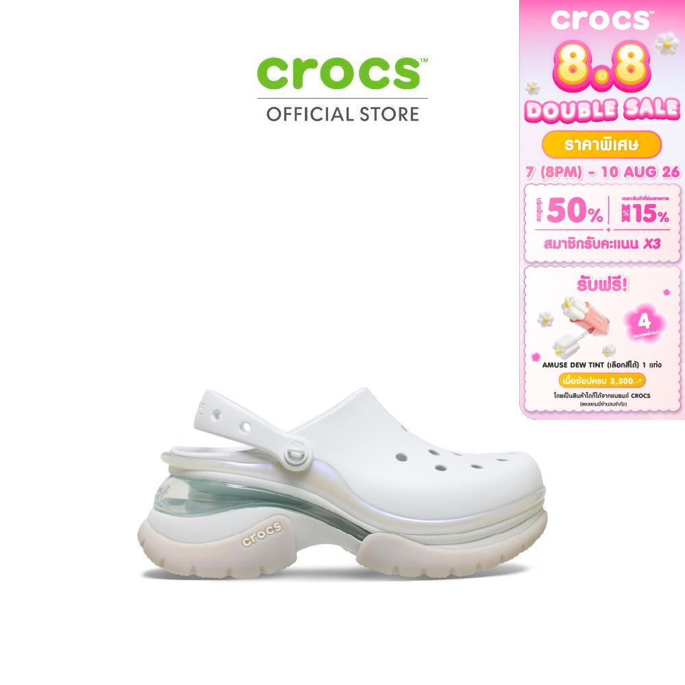 CROCS รองเท้าลำลองผู้หญิง SUPER BAE CLOG รุ่น 212811-1NK - MOONLIGHT