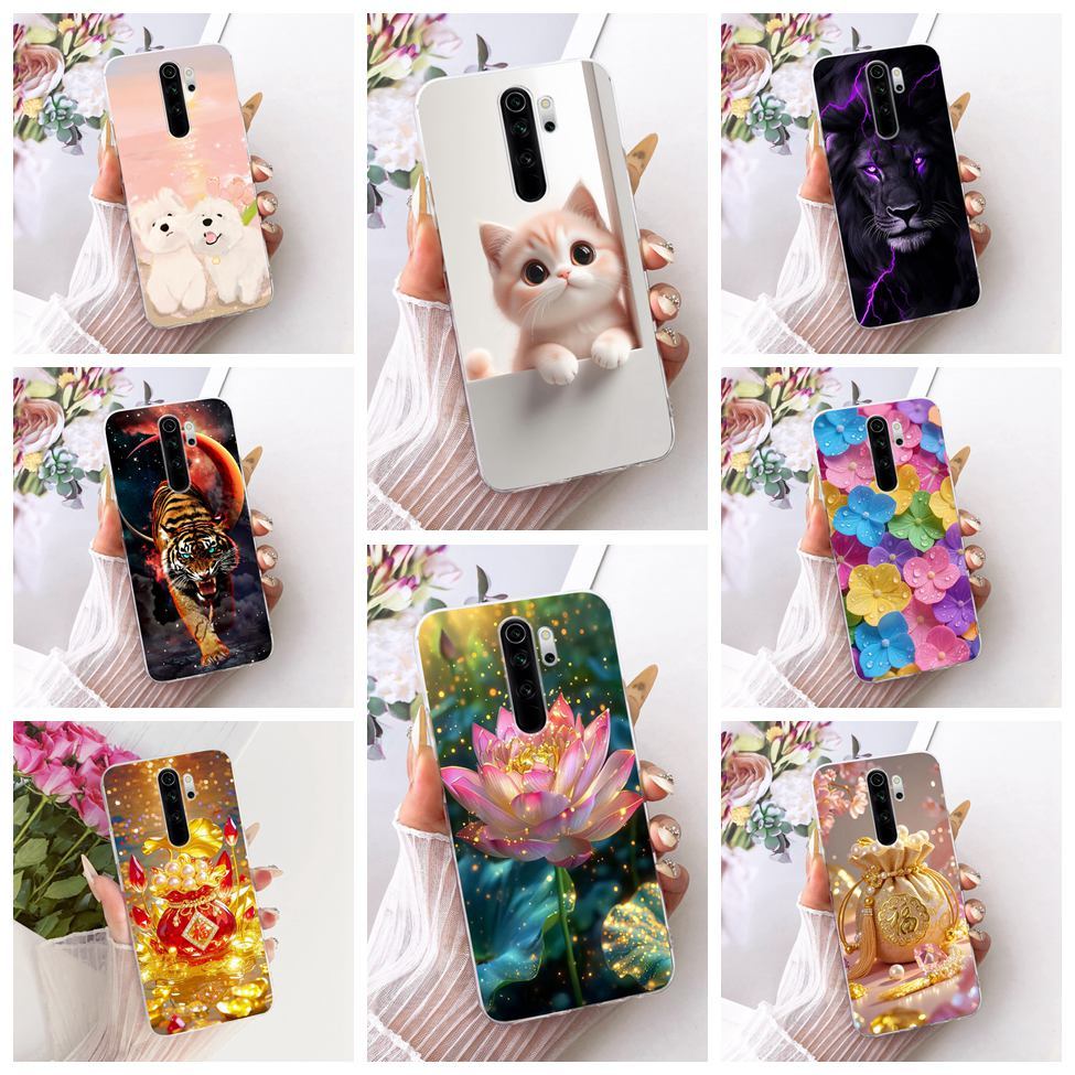 ใสสําหรับ เรดมี่ บันทึก 8 มือโปร กรณีน่ารักการ์ตูนแฟชั่นผีเสื้อตลกทาสีปลอก 2015105 M1906G7I M1906G7G
