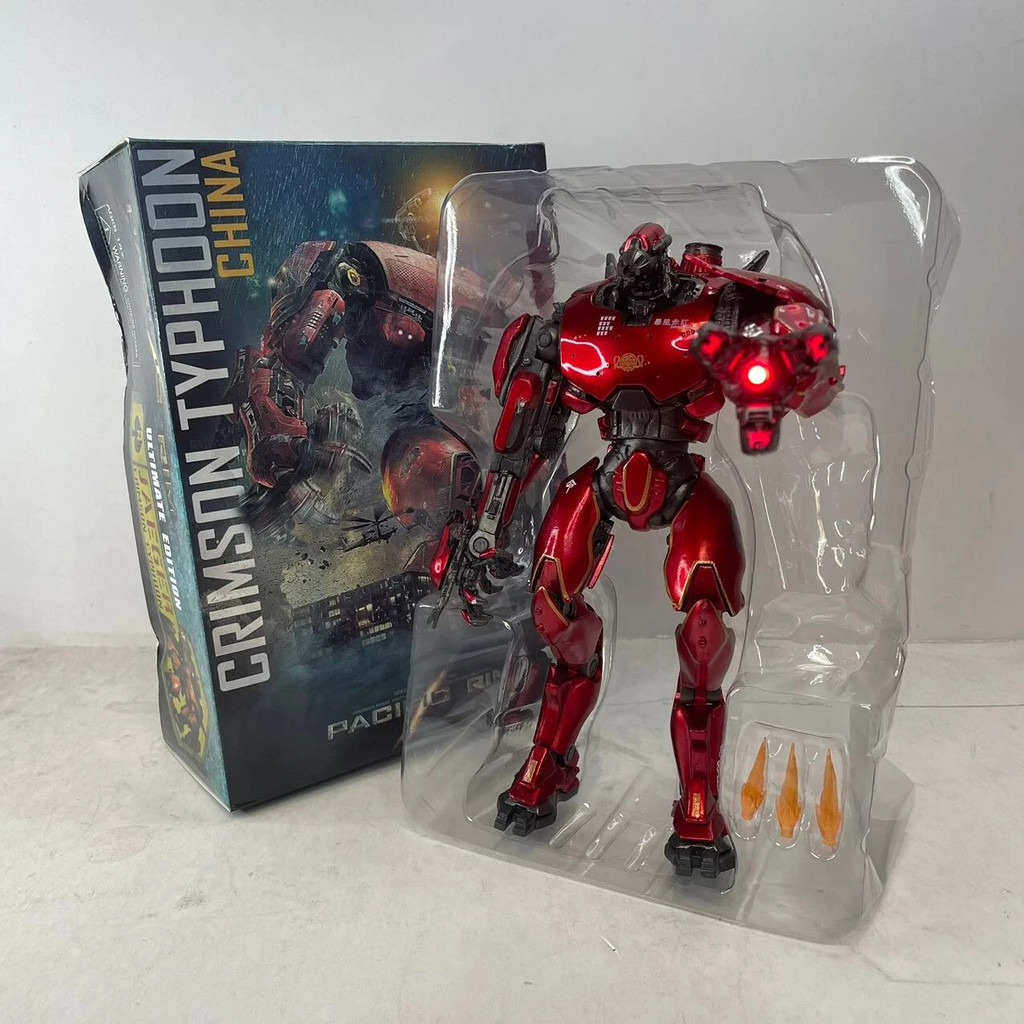 Crimson Typhoon Jaeger 7.9 "Action Figure ของเล่นรูปปั้น Pacific Rim GiftBox