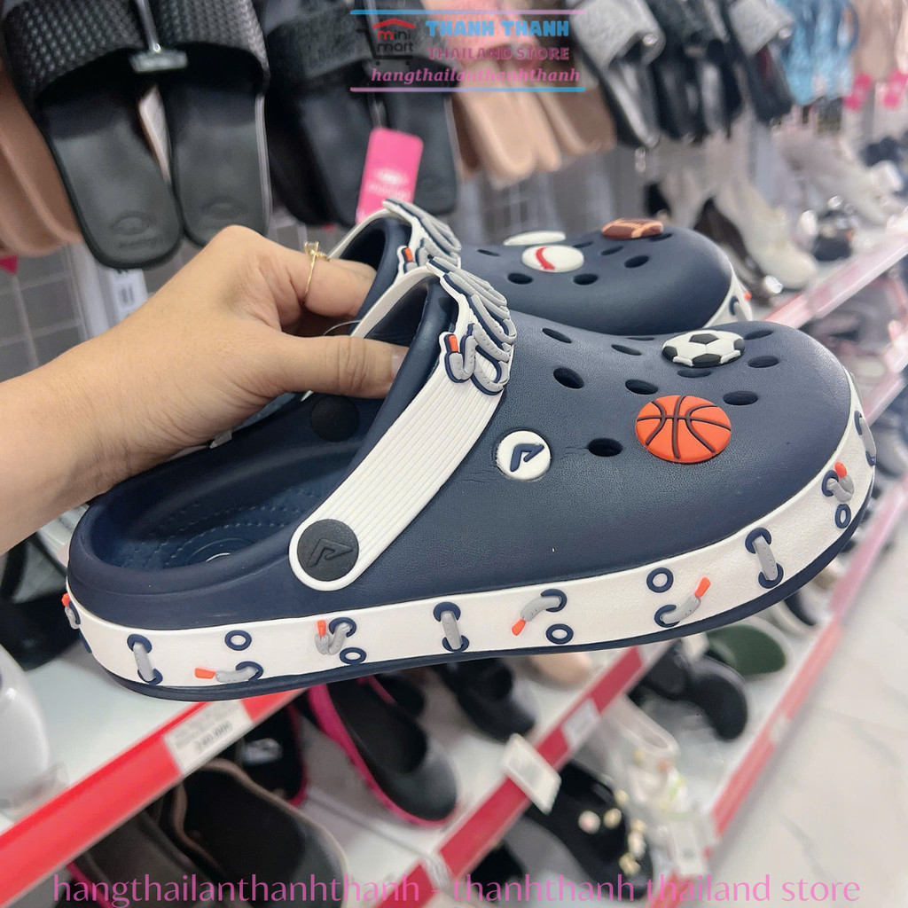 ADDA 55U61 THAILAND BOYS SLIPPERS, SMOOTH RUBBER, ANTI-SLIP FOR WATER
