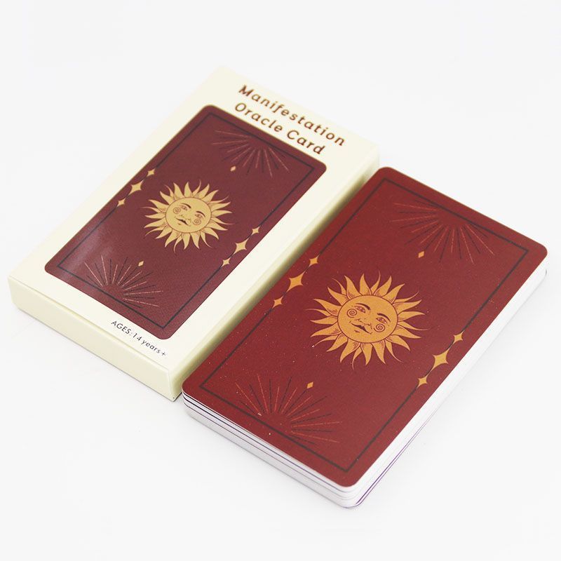 [การ์ดพร้อมของขวัญ] การ์ดพร้อมสต็อก Oracle Card Manifesttation Guide Card Manifesttation Spiritual M