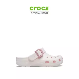 CROCS รองเท้าลำลองผู้ใหญ่ CLASSIC ENAMEL BUCKLE CLOG รุ่น 213347-7DF - BUBBLE ICE