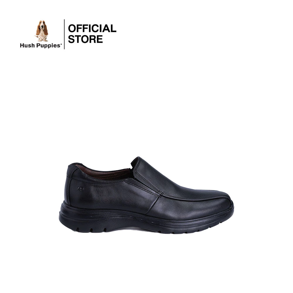 Hush Puppies รองเท้าผู้ชาย รุ่น HP 8HDFB0515A - สีดำ (รองเท้าทางการหนังแท้ แบบสวม)