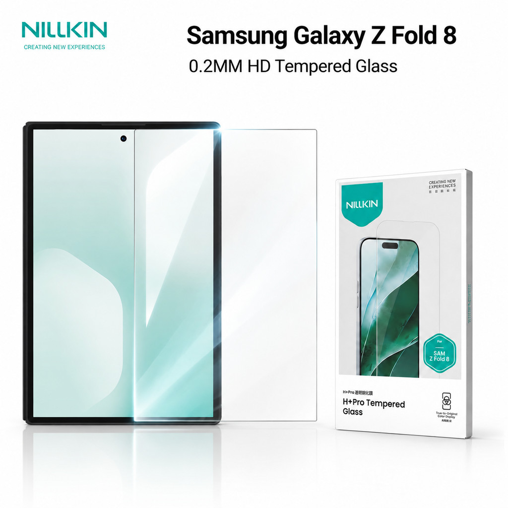 NILLKIN ฟิล์มกระจก สำหรับ Samsung Galaxy Z Fold 8 Fold8 9H HD Clear 2.5D FM5000