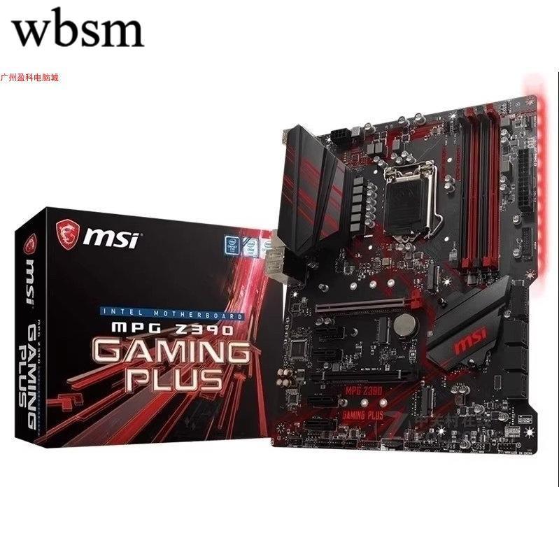 [คอลัมน์เมนบอร์ด] เมนบอร์ด MSI MPG Z390 GAMING PLUS 1151 พินหน่วยความจํา DDR4 รองรับ CPU รุ่นที่ 8 ร