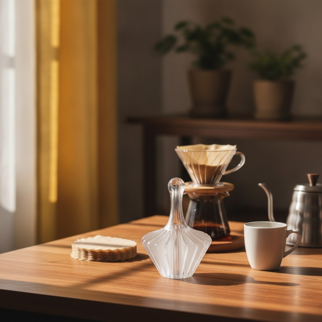 Origami Coffee Dripper Fluted Pour over Coffee Dripper Origami ถ้วยกรองสไตล์ญี่ปุ่นคู่มือ Brewer น้ํ