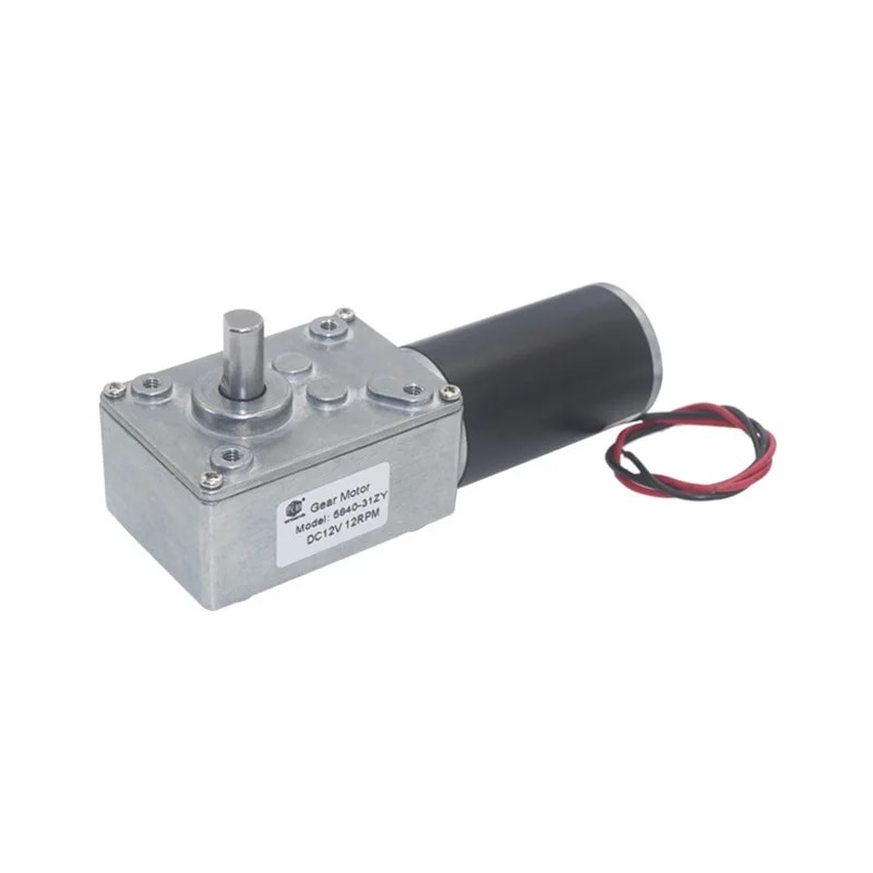 24v 5840-31zy Self-Locking Robot Drive Window Opener Dc Worm Gear Motor