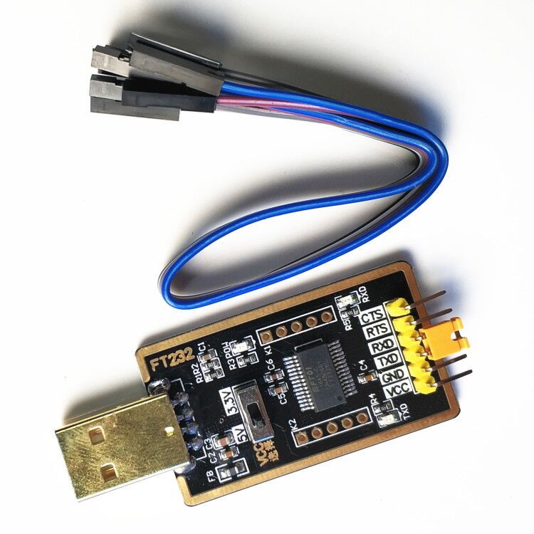 ท้องถิ่นทอง FT232 อัพเกรดบอร์ดขนาดเล็ก USB ถึง TTL Serial Port FT232R FT232RL TTL แฟลชดาวน์โหลดสาย