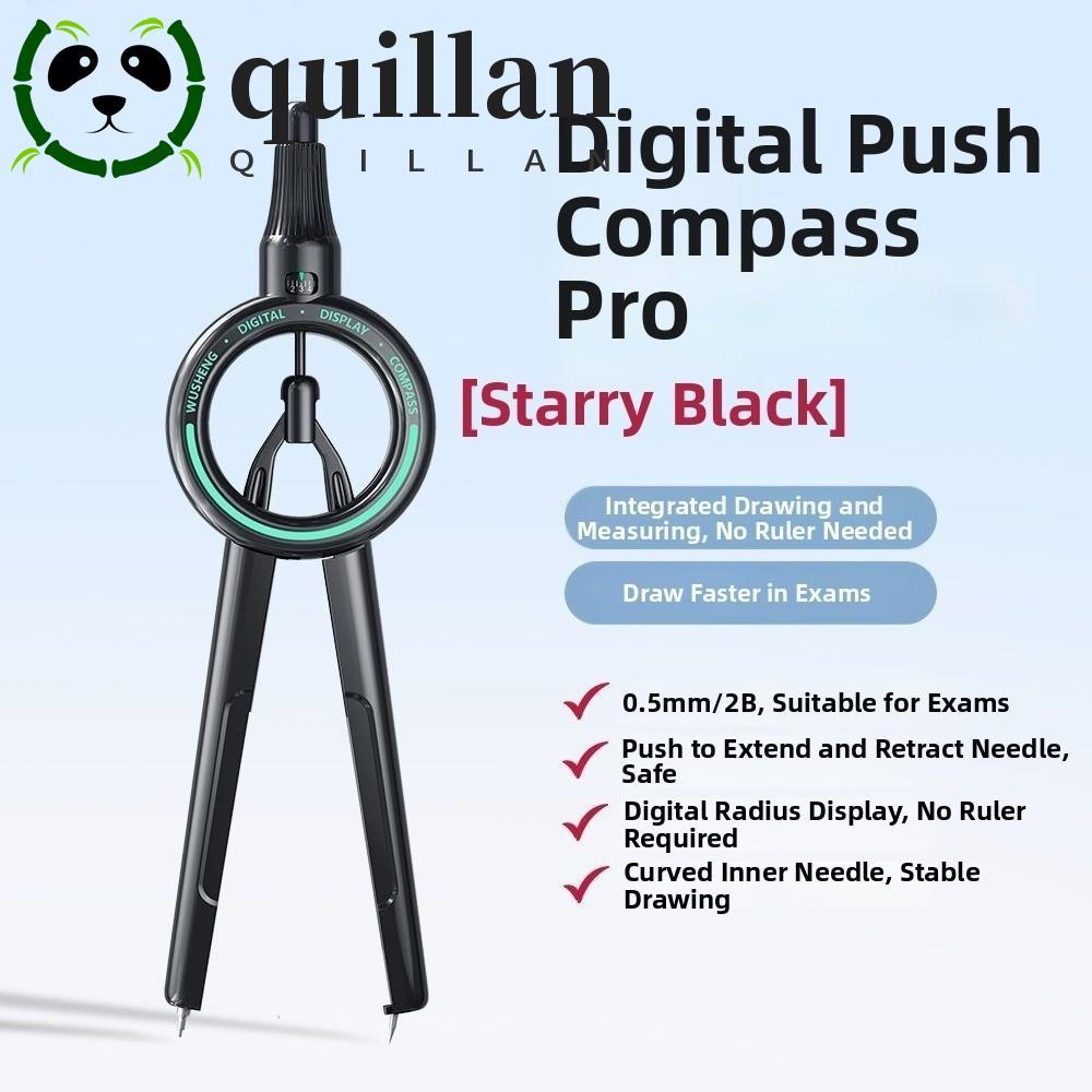 QUILLAN Circle Drawing Gauge, Drafting Drawing Precision Digital Display Compass, Engineering Digita