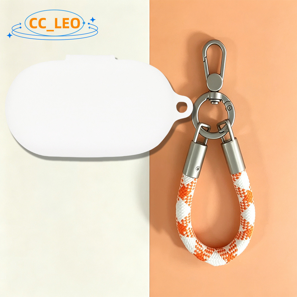 Suitable for Anker Soundcore V30i Silicone Soft Case with Cute Colorful Metal Finger Ring Lanyard Pe