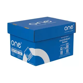 กระดาษต่อเนื่อง ไม่มีเส้น 9x5.5นิ้ว 2ชั้น ONE