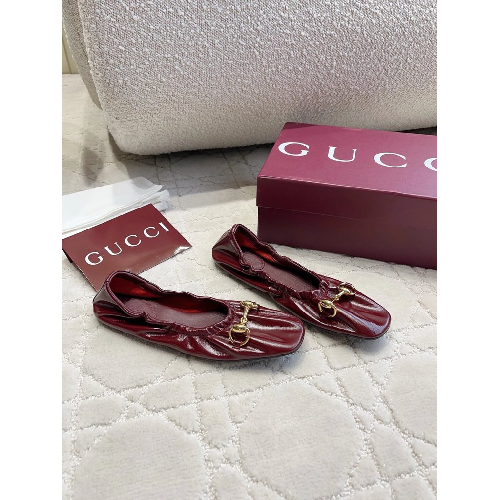 2026.21-Gucci Horsebit Ballet Flat Shoes Egg Roll Shoes/Flat Shoes Size Number 35-39 (40.41.42 Custo