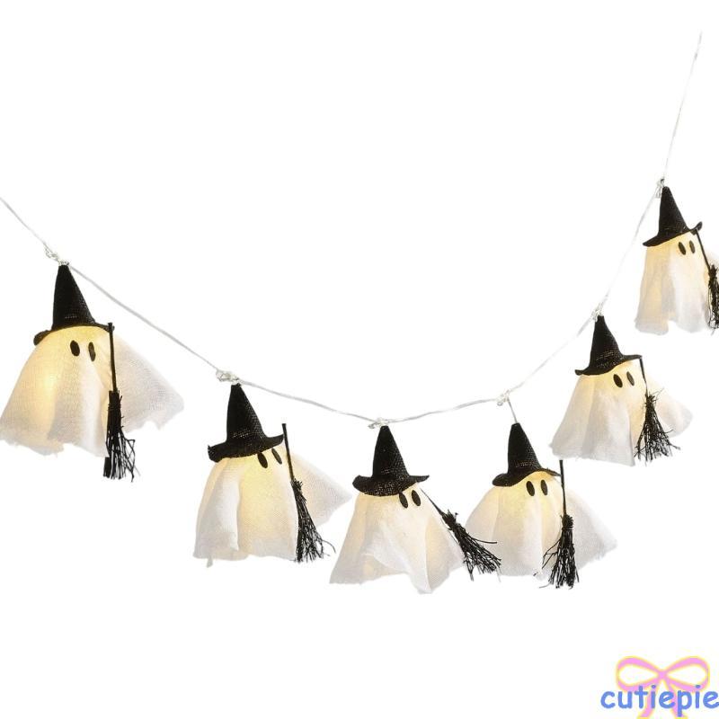 Cutie Warm Light ฮาโลวีน String ไฟผ้าตัวเลข Light String สําหรับ Party Display Home จัดแต่งทรงผม Sho