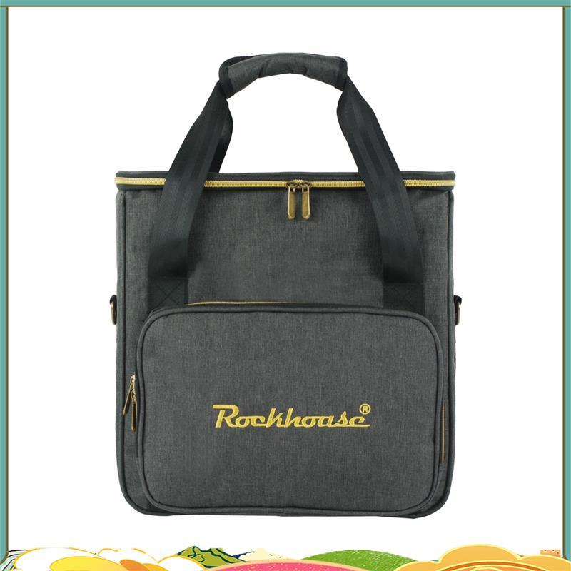 กระเป๋าเก็บของสําหรับ 12 นิ้ว LP Vinyl Records Vinyl Records Carrying Bag ถืออัลบั้มไวนิลสูงสุด 10 ช