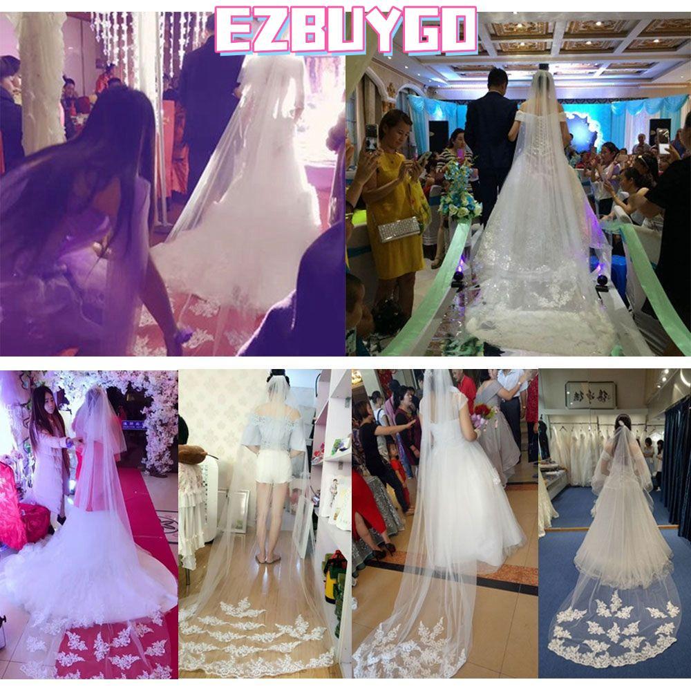 EZBUYGO ลูกไม้แฟชั่น One-Layer Edge Applique