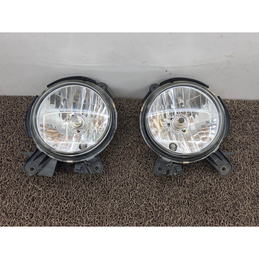 Daihatsu Move Mira L700 1998-2002 ไฟหน้าแบบฮาโลเจนทรงกลมคู่ OEM JDM ใช้ | แลมป์ทู เดปัน