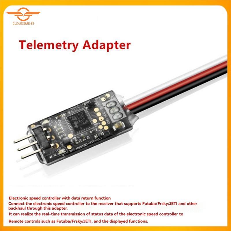 [CloudsMiles.th] อะแดปเตอร์ Telemetry สําหรับ Futaba V4 V5 เครื่องบิน ESC XERUN รถ ESC โมดูลส่งข้อมู