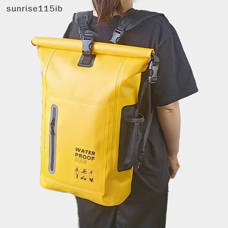 (sun) กันน้ํากลางแจ้ง Bapa 25L ความจุสูง Drybag กระเป๋าเดินป่า Ba Pa ความจุขนาดใหญ่ Camping กระเป๋า 