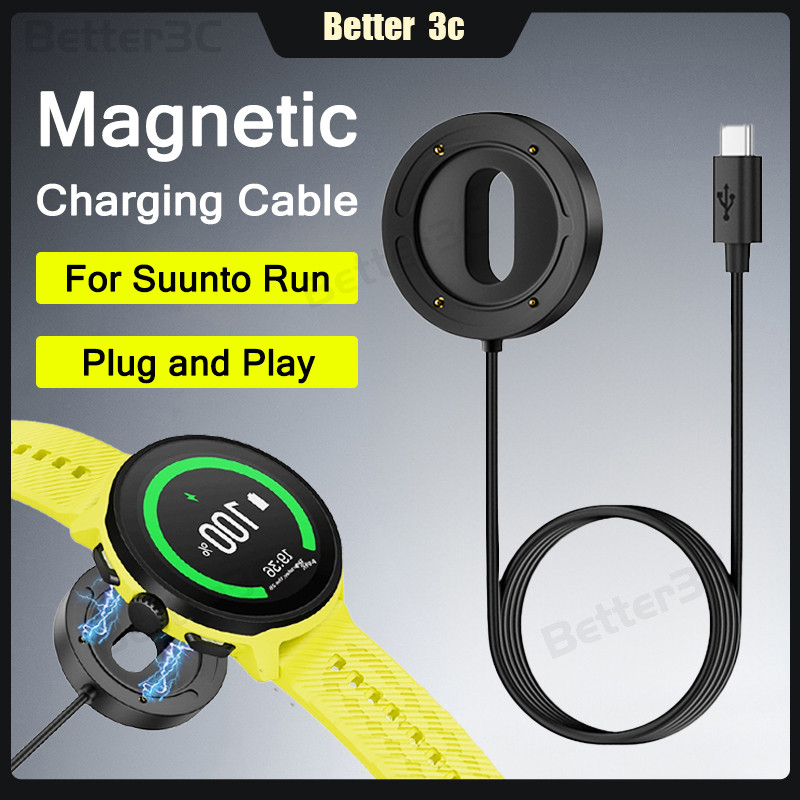 สําหรับ Suunto Run Watch Charger Adapter 4-Pin Magnetic Type C สายชาร์จ Plug and Play