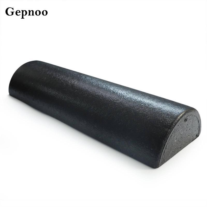 Gepnoo Half-Round Foam Roller High-Density Half Foam Roller อุปกรณ์ออกกําลังกายยาวนานลื่นสําหรับนักก