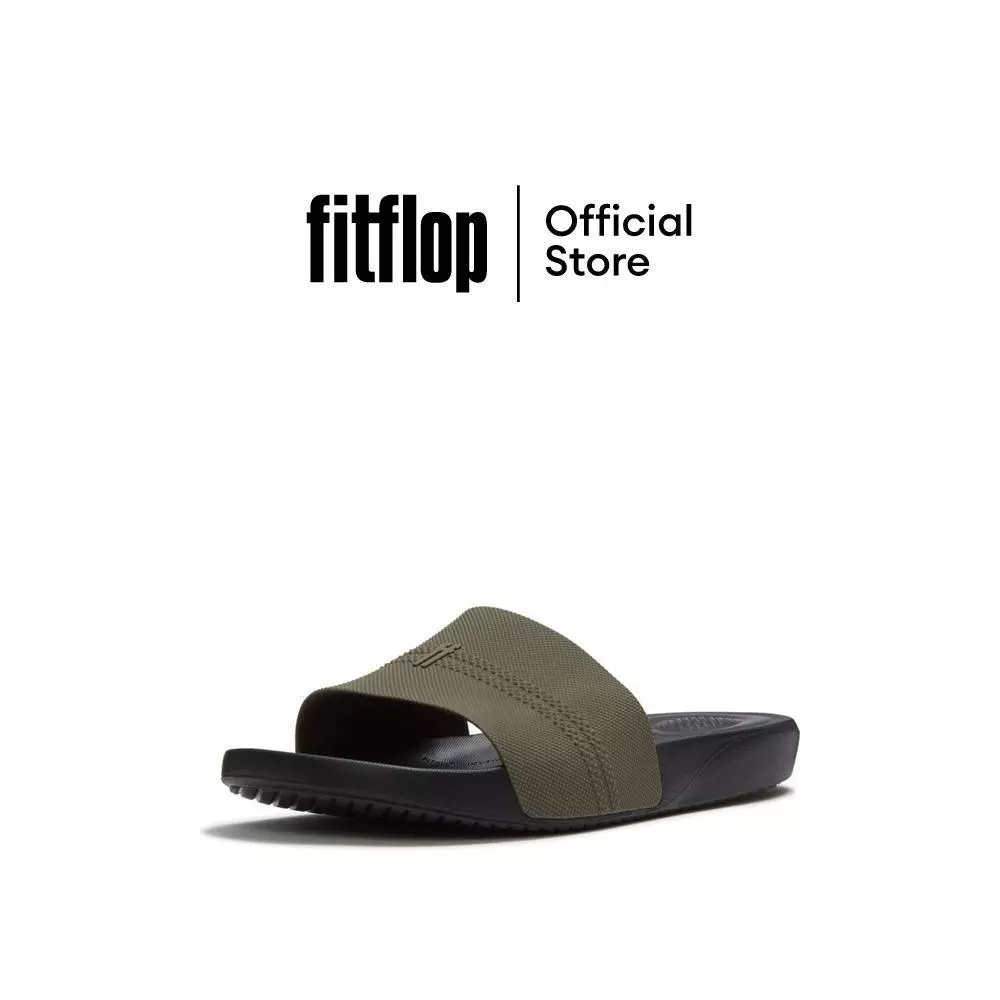 FITFLOP IQUSHION POOL SLIDES รองเท้าแตะผู้ชาย รุ่น A6P-B62 สี GREEN