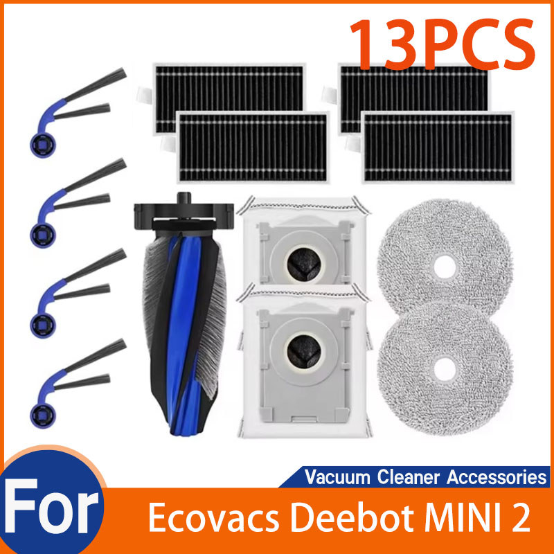 สําหรับ Ecovacs Deebot MINI 2 อุปกรณ์ทดแทนเครื่องดูดฝุ่น (ชิ้นส่วนแพ็ค 13 ชิ้น)