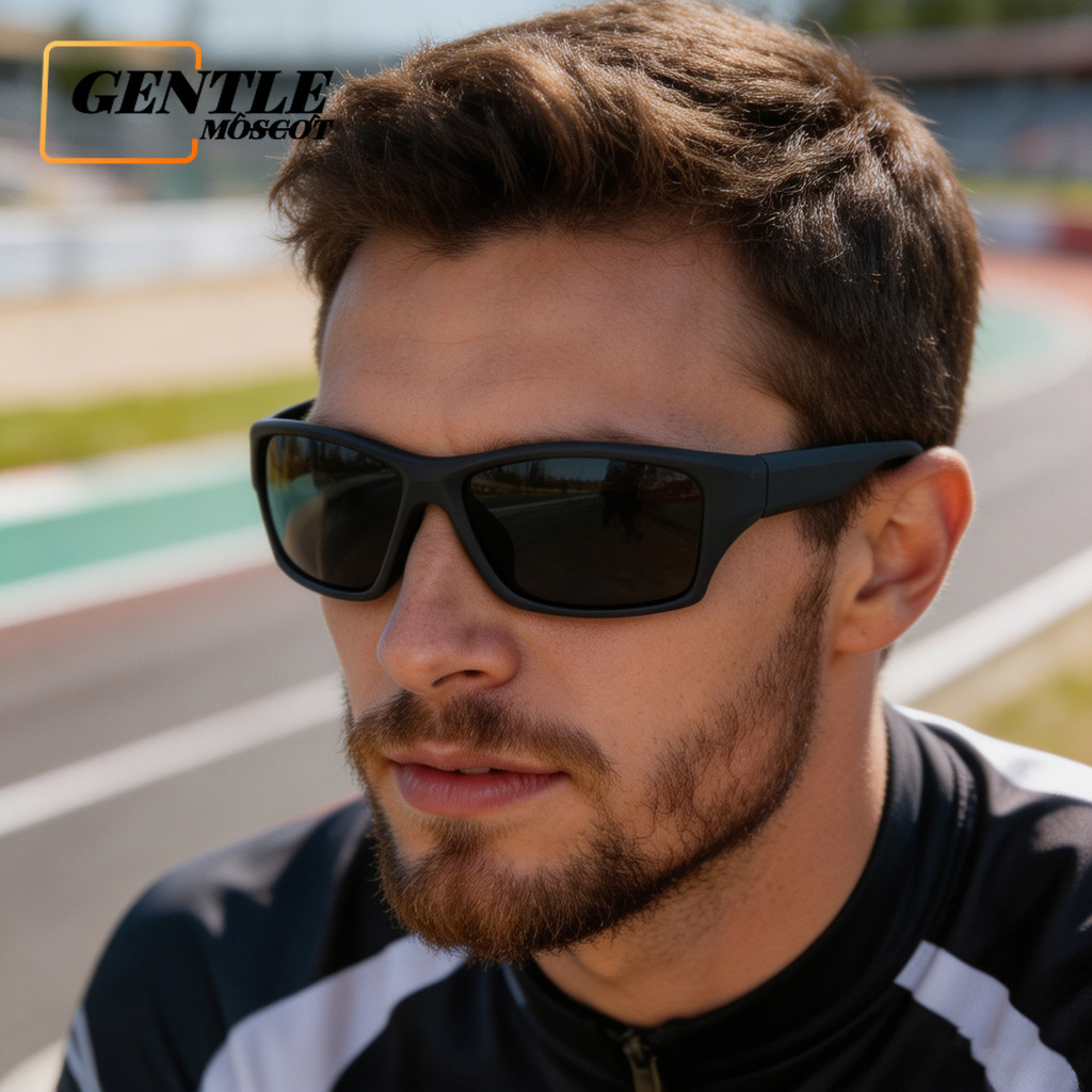 (GENTLE MOSCOT)มาใหม่Polarized Skin-Fried Frameแว่นตากันแดดUnisexสําหรับขับรถขี่จักรยาน,UV400 Sungla