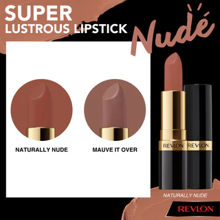 Revlon Super Lustrous Lipstick เรฟลอน ซุปเปอร์ลัสทรัส ลิปสติก (ลิปสติกเรฟลอน,ลิปสติก)