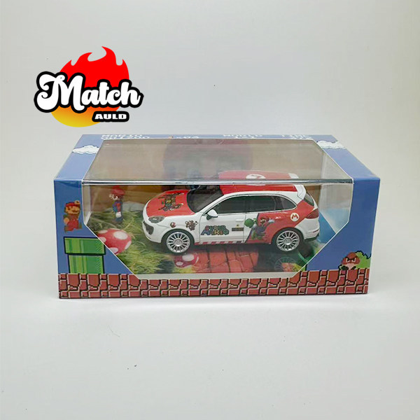 [คลังสินค้าพร้อม] GCM 1: 64 Porsche cayenne Turbos Luffy Mario Alasi Pain Car Model