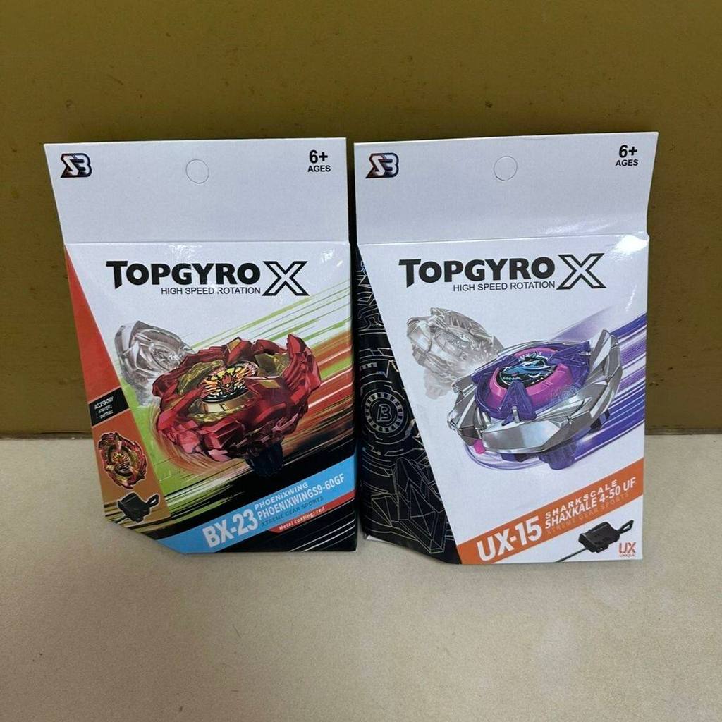 [Beyblade] UX-03 Shark Burst Beyblade Wand Series UX-17 และ UX-19 Alloy Competitive Battle Spinning 