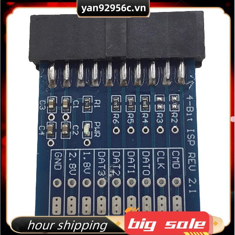 อะแดปเตอร์ใหม่ JTAG , ISP 4-BIT ISP REV 2.1 สําหรับ Easy Jtag Plus Box / เครื่องมือ ESAYJTAG