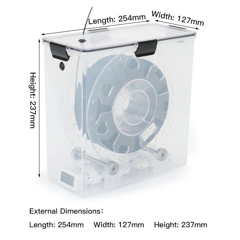 Digital Display Filament Dryer Box เข้ากันได้กับส่วนใหญ่สําหรับเครื่องพิมพ์ 3D Filaments