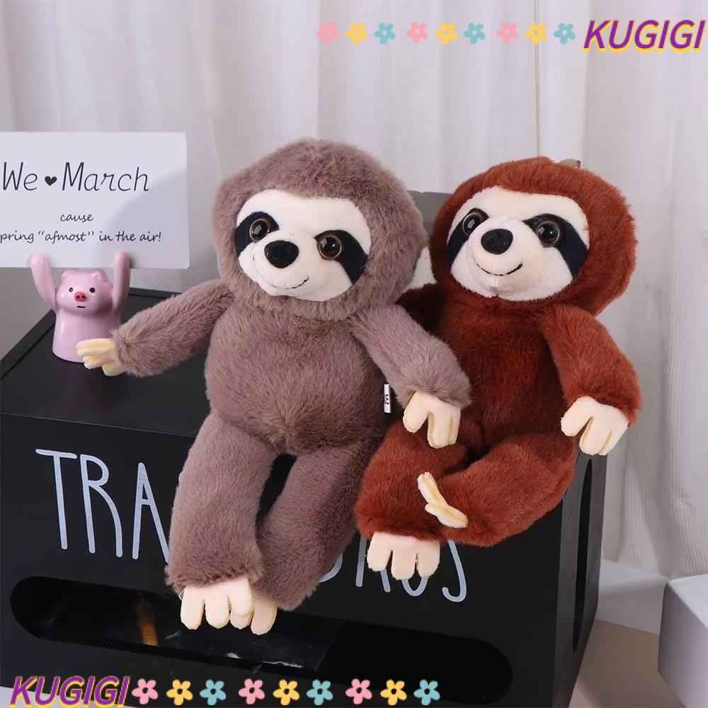 KUGIGI Sloth จี้ขนาดเล็ก,ตุ๊กตาสัตว์จําลองนุ่ม Sloth,น่ารักพวงกุญแจจี้Plush Slothพวงกุญแจ