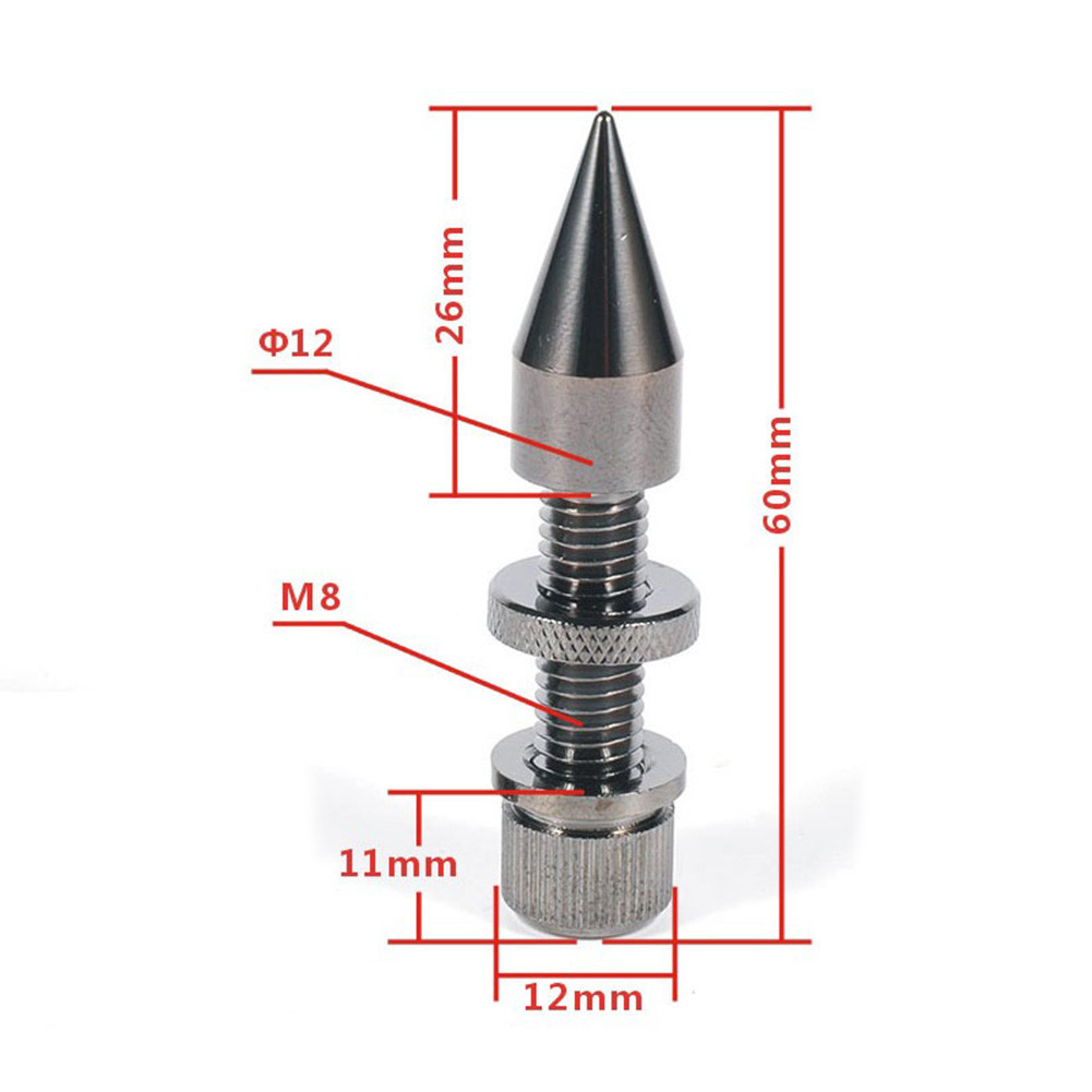 (AMANDA) ลําโพง Spike Isolation สําหรับ Pads ลําโพง HiFi ขาตั้งฟุต ฐานกรวยกันกระแทก (APRIL)