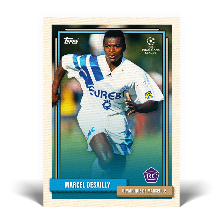 Topps The Lost Rookie Topps The Lost Rookie Retro RC Rookie Star Card Marseille ฝรั่งเศส