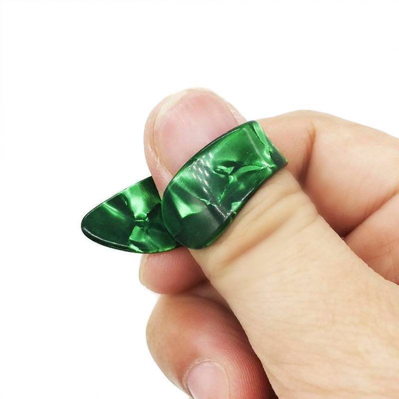 พรา combedamss ต้นฉบับng 1 Pc Thumb Finger Guitar Pi Acoustic Electric Celluloid Mediator Thumbpis C