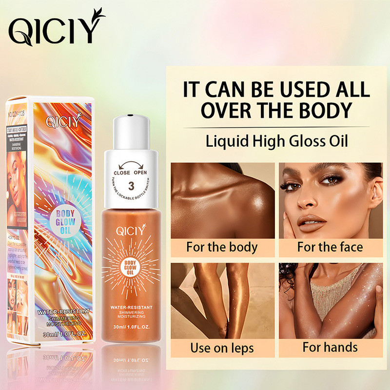 พร้อม StrawQICIY + 5 สี Highlighter Liquid Brightening Contouring Liquid Shadow Contouring Liquid Sh