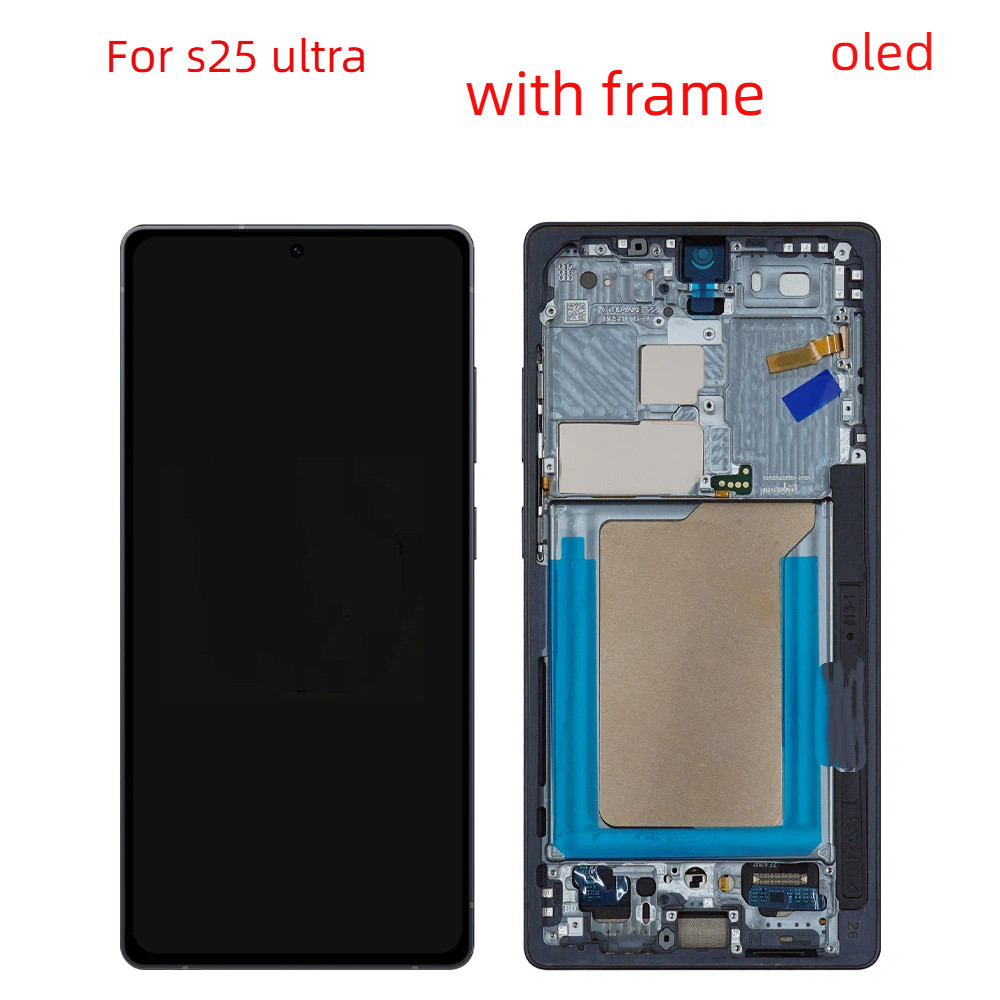 6.67 "S25 Ultra OLED หน้าจอพร้อมกรอบสําหรับ Samsung Galaxy S25Ultra S938B S938B/DS จอแสดงผล LCD Touc