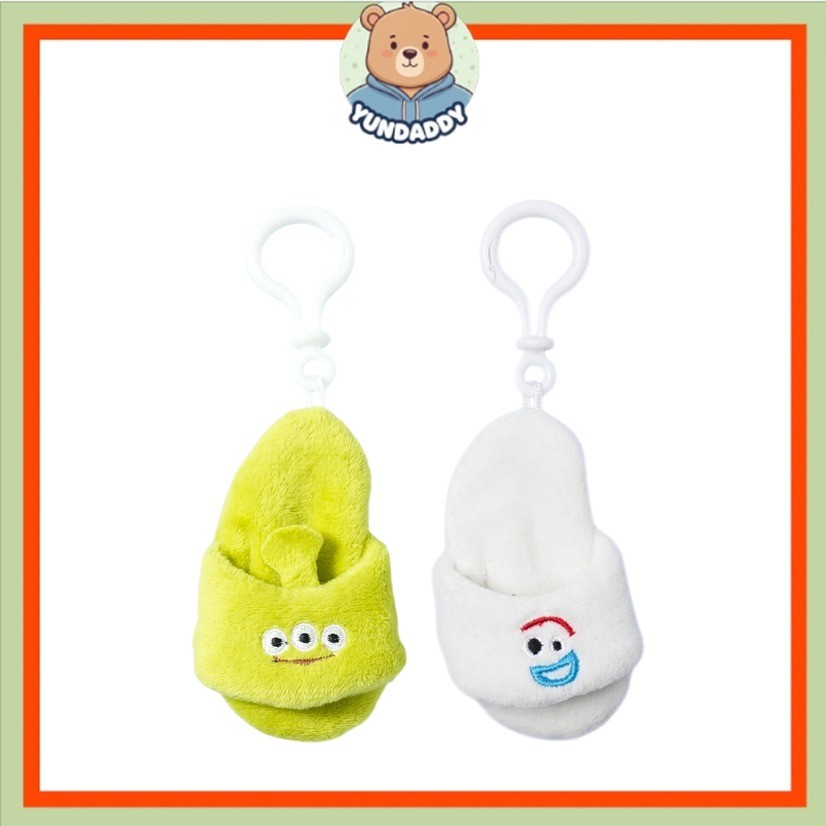 [TOYSTORY] ตุ๊กตารูปทรงรองเท้าแตะ Toystory เสน่ห์กระเป๋า (Alien / Forky)