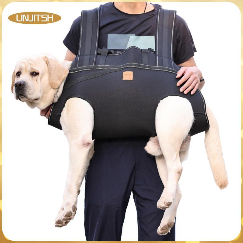 [unjitsh] Outdoor Carrier Tote Front Dog Carrier Backpack Adjustable Pet Carrying Legs Out Front Cat