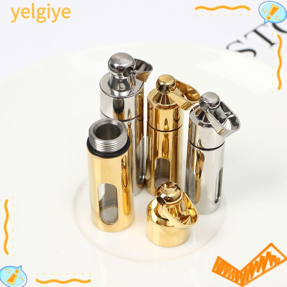 YELGIYE น้ําหอม Vial จี้ Unisex Memorial DIY สร้อยคอ