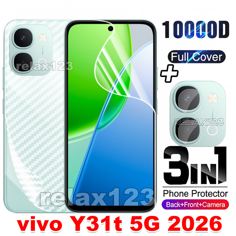 สําหรับ vivo Y31t 5G 3in1 ด้านหน้าด้านหลังเลนส์ฟิล์มไฮโดรเจลสําหรับ VIVO Y31T Y31 Y31t Vivo Y 31 T y