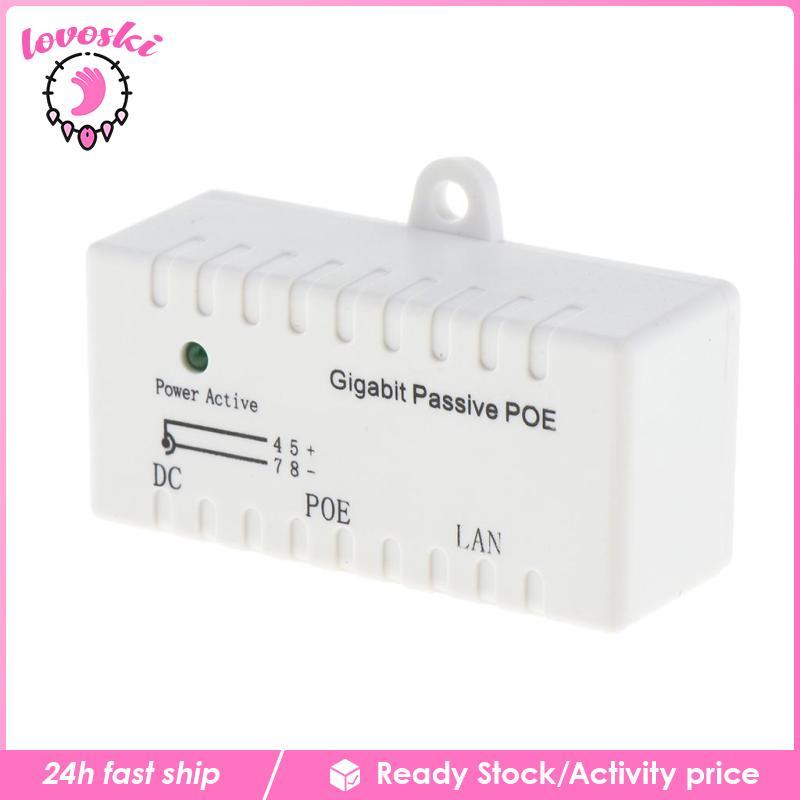 [Lovoski] Gigabit Passive Power Over Ethernet POE หัวฉีดสําหรับขั้วต่อ 2.1 มม. x 5.5