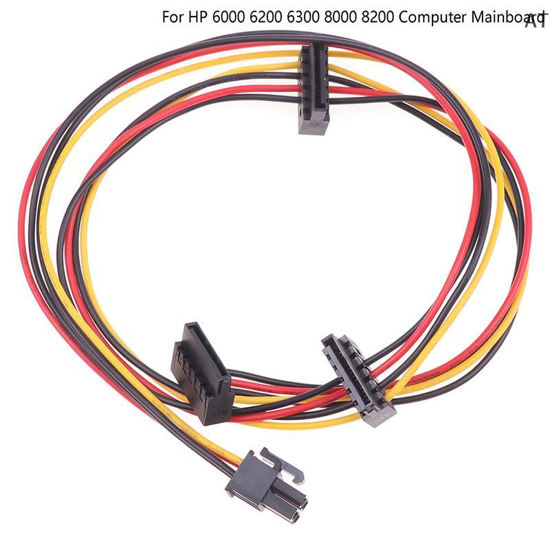 [AT] 4Pin ถึง 2-Port HDD SSD SATA Power Soet Cable Conector สําหรับ 6000 6200 6300 8000 8100 8200put