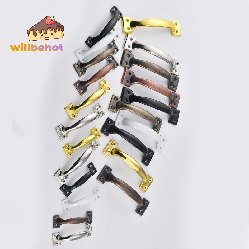 [Willbehot-t] Vintage Paint Bow Drawer Pulls Old-fashioned 3/4/5/6 นิ้วสําหรับห้องน้ําตู้ Dresser ปร