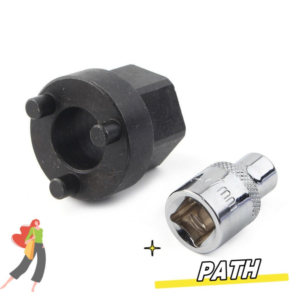 PATH A/C คอมเพรสเซอร์คลัทช์ Hub Remover เครื่องมือ,โลหะ 7 มม.6 จุดซ็อกเก็ต Clutchless คอมเพรสเซอร์ได