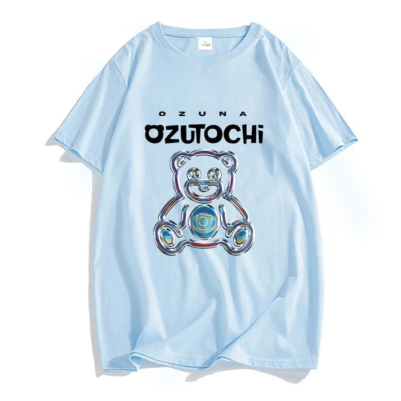 เสื้อยืดพิมพ์ลาย Ozuna Rapper ลายการ์ตูนหมี เสื้อยืดพิมพ์ลายกราฟิก สตรีทแวร์ สไตล์ฮิปฮอป แฟชั่น เสื้