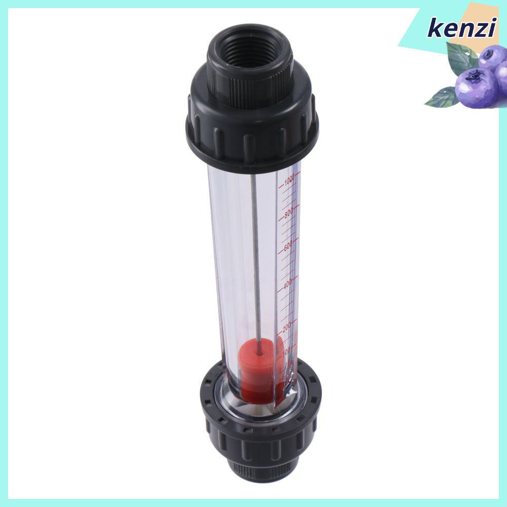 KENZI Rotameters, หลอดพลาสติก 100-1000L/H Peak Flow Meter, ติดตั้งง่าย LZS-15D เครื่องวัดการไหลของน้