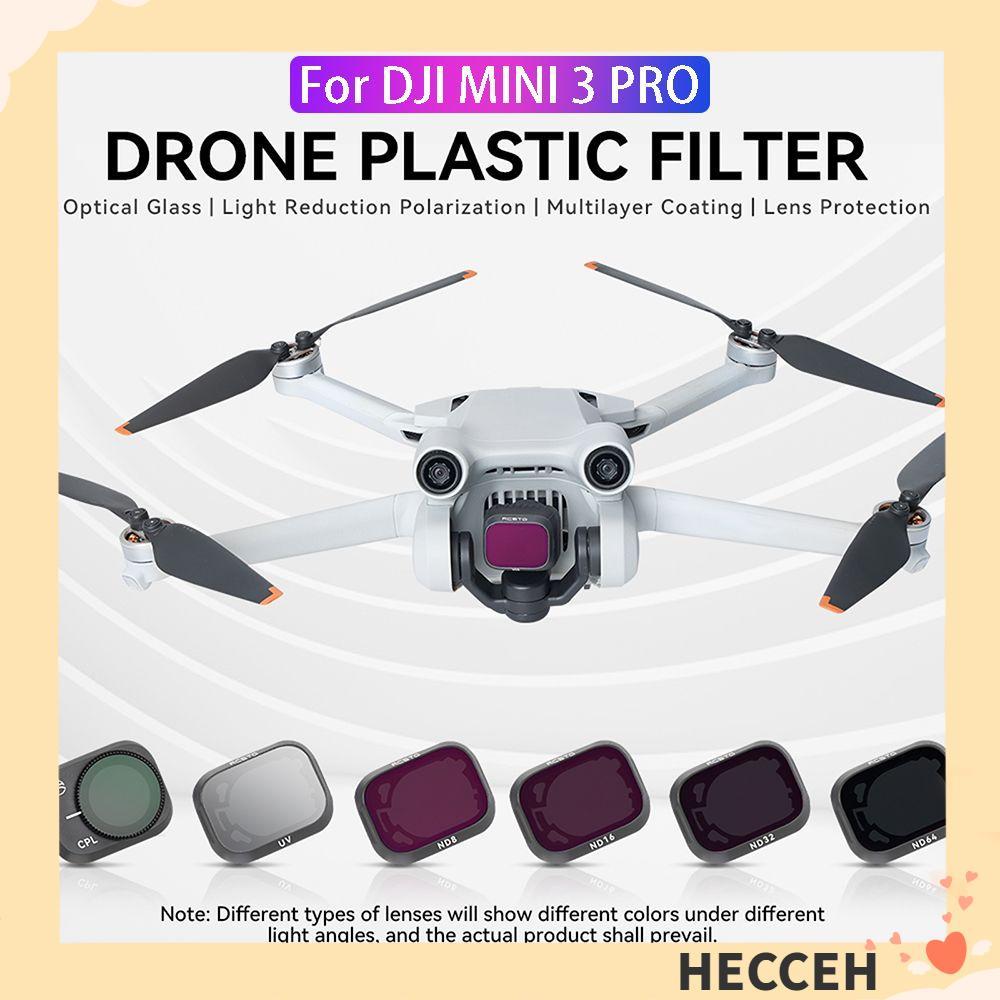 HECCEH สําหรับ DJI Mini 3 กล้อง Drone Glass Filter สําหรับ DJI Mini 3