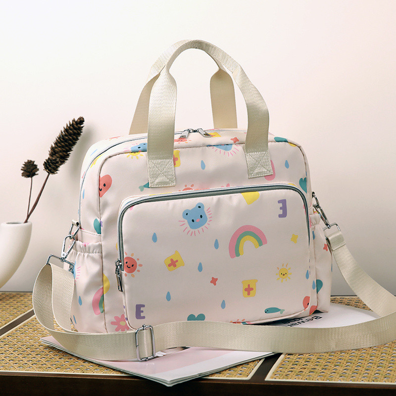 กระเป๋าสะพาย Mommy Bag Baby Mommy with Baby Outing Lightweight Mother Baby Bag Large Capacity Cute W